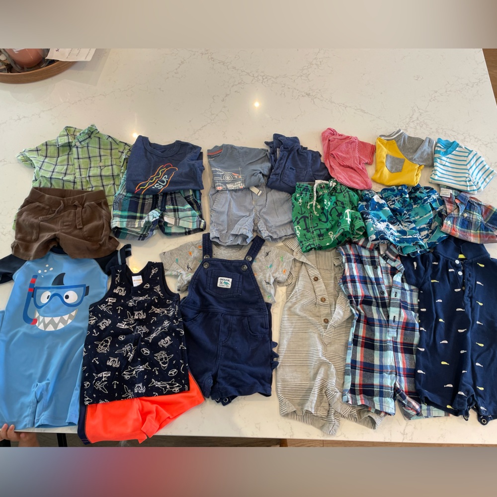 Boys size 6-12 month summer clothes